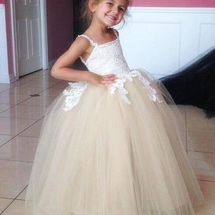 Puffy Girl Formal Clothing Toddler Ball Gown..
