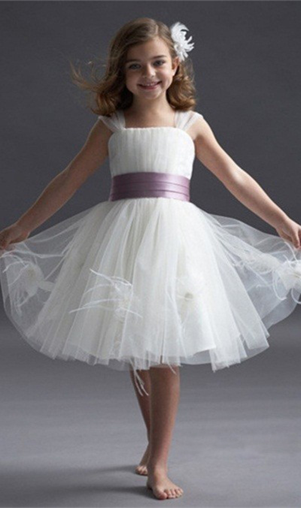 Knee Length Girls Pageant Dresses