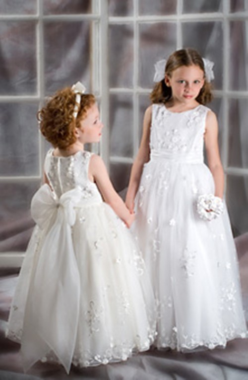 Kids Prom Dresses Children Junior Bridesmaid Dresses Wedding Party