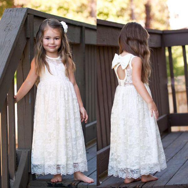 Ritzee Girls Pageant Dresses White