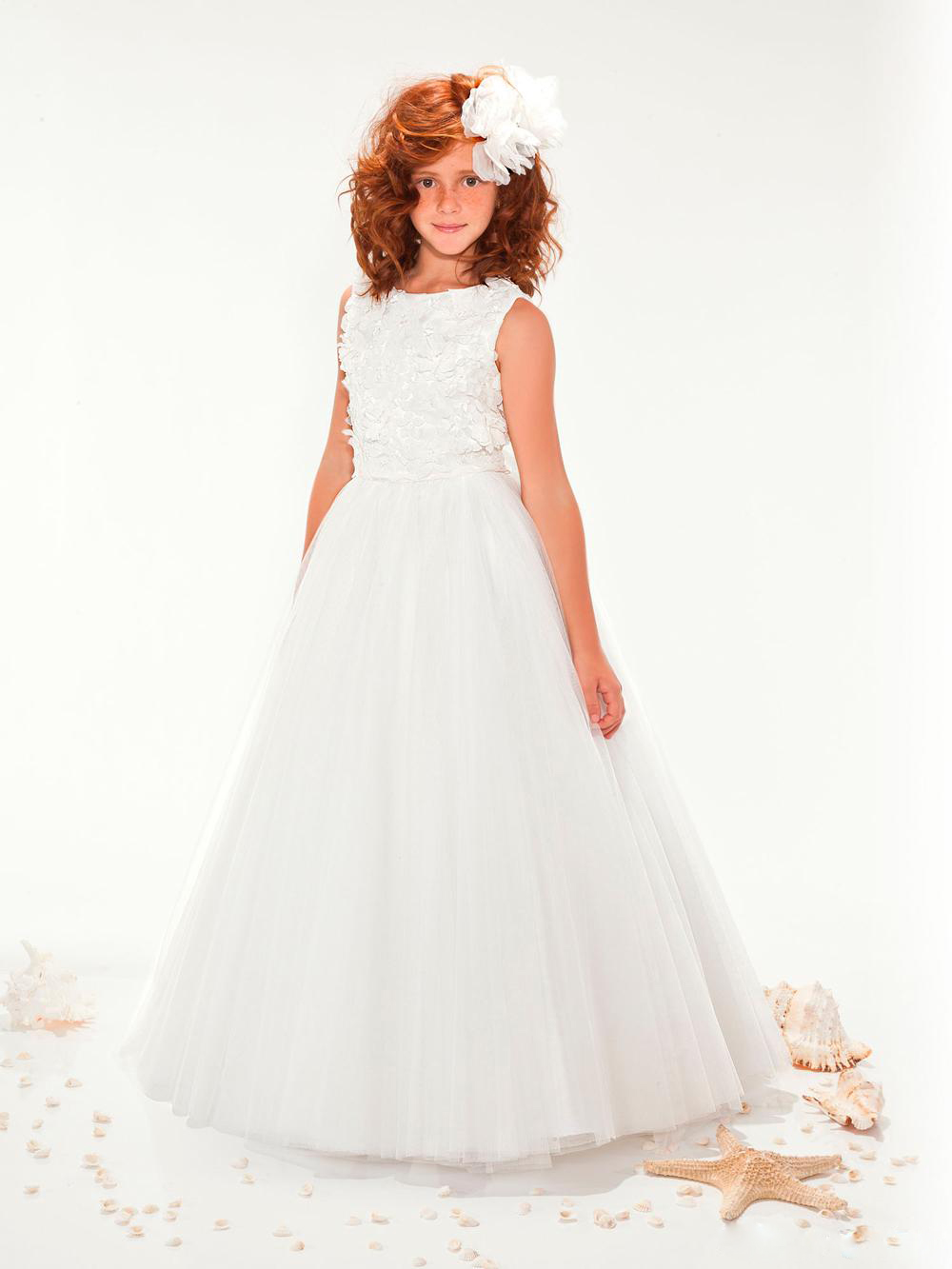 Floor Length Beauty Pageant Dresses First Communion Dresses For