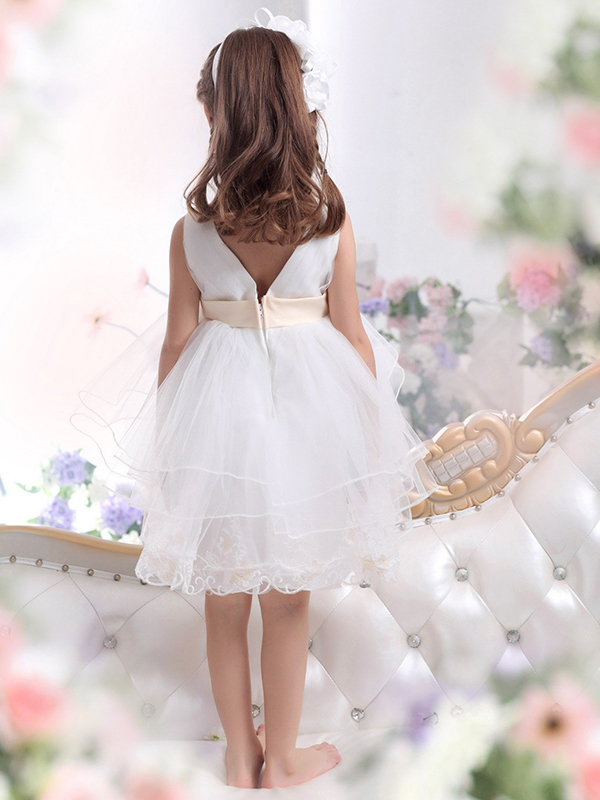 lovely short dresses for little girl