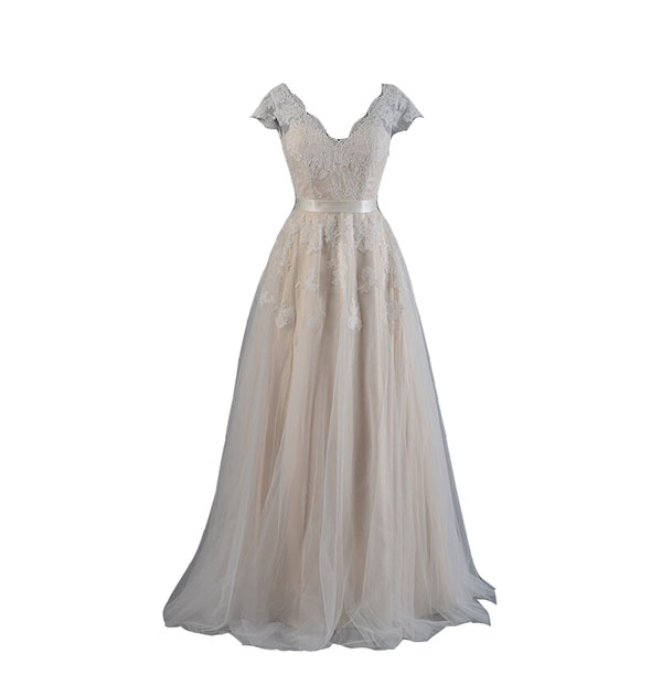 tulle bridal robe